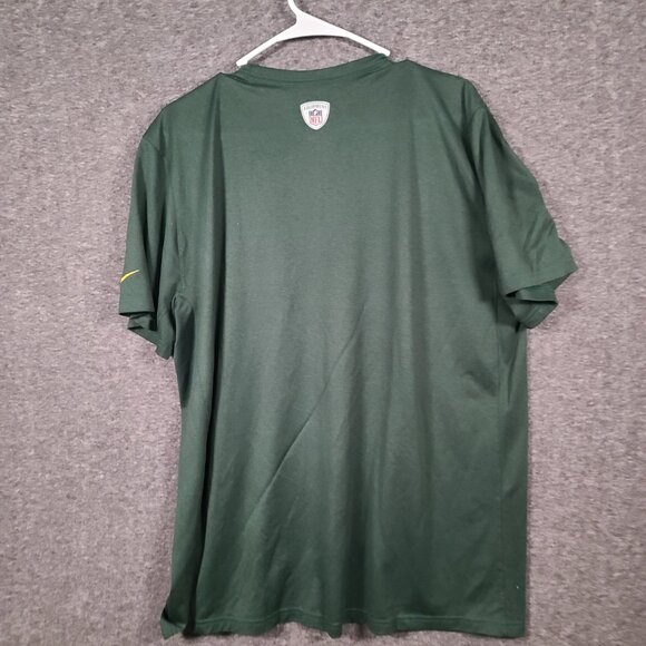 Nike Dri-Fit Training Green Bay Packers Short Sleeve Green XL Shirt - Picture 10 of 13